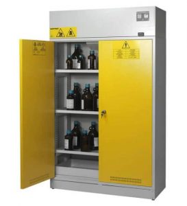 Слайд #1 | Шкафы для хранения легко-воспламеняемых жидкостей (ЛВЖ) SAFETYBOX®